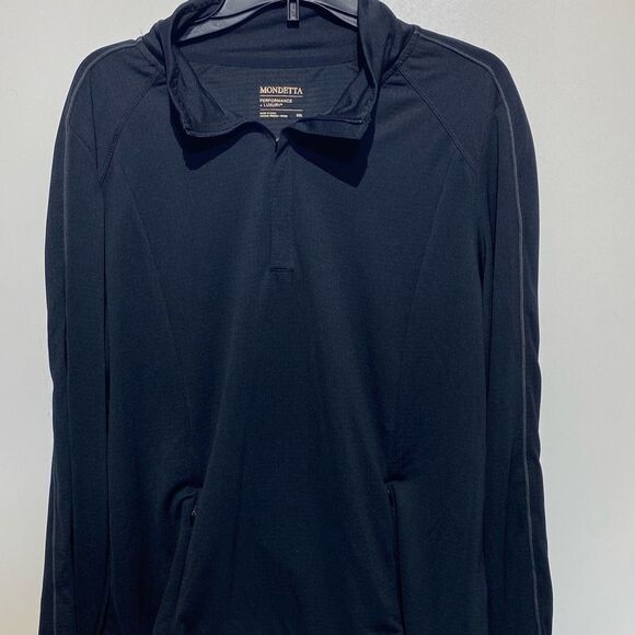 Mondetta Women's Gray Quarter Zip Raglan Long Sleeve Sweatshirt Size XXL - Picture 1 of 12